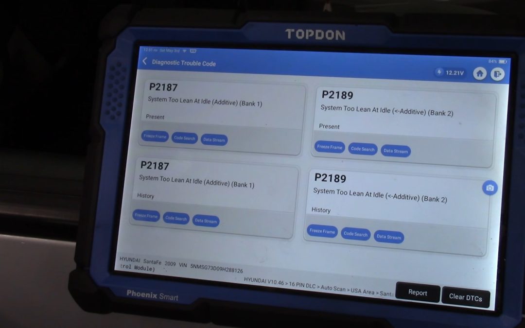 Wait-What? 09 Santa Fe EVAP issues causing LEAN P2187, P2189 Pt1