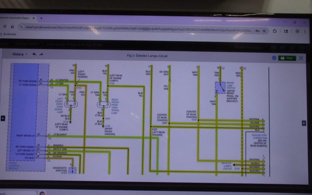Unexpected Complication- 02 Ram No Tail Lights. Wire Diagram Training Pt2/2